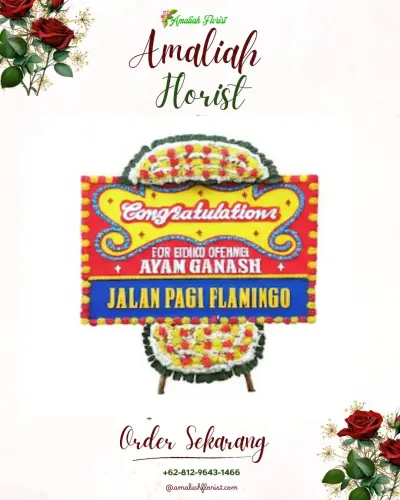 Bunga Papan Congratulation di Mangsang